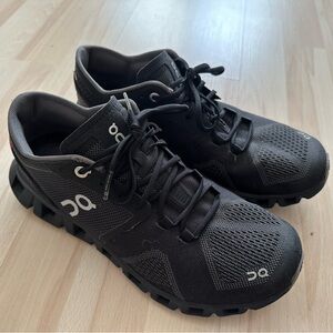 On Running Cloud X Black Women’s Size 8.5